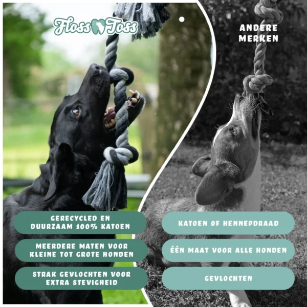 Floss Toos Dental Rope, Diverse soorten