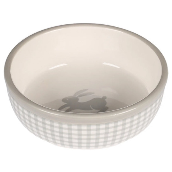 voerbak Mylo konijn 240 g Grijs|Wit