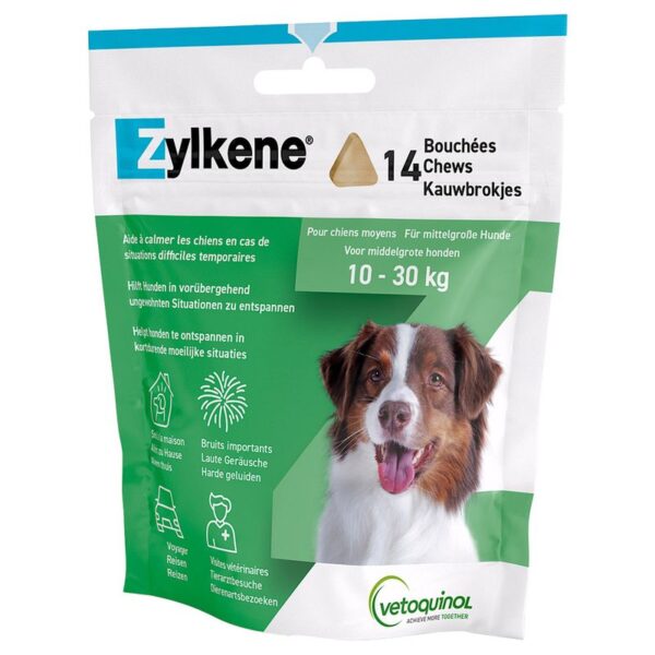 Zylkene Chews 225 mg 14 tab Groen Rund 10-30 KG