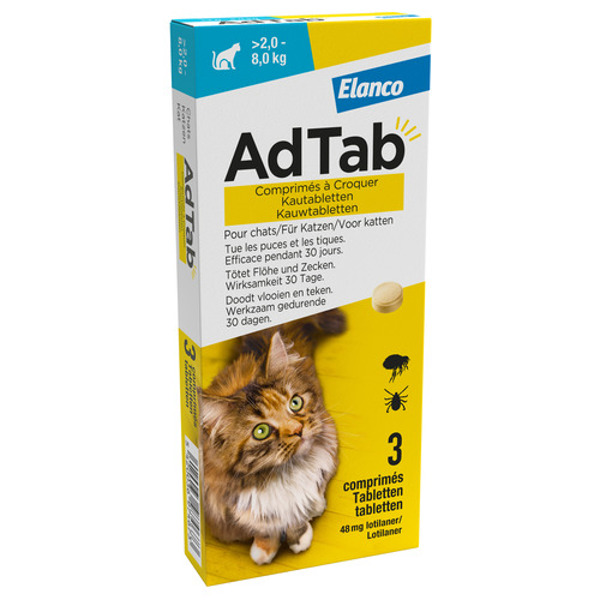 kauwtablet voor katten 2,0 - 8,0 kg