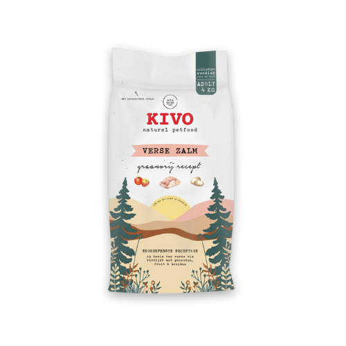 Kivo brok verse zalm graanvrij 4kg