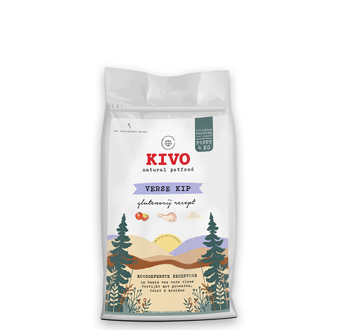 Kivo brok verse kip puppy glutenvrij 4kg