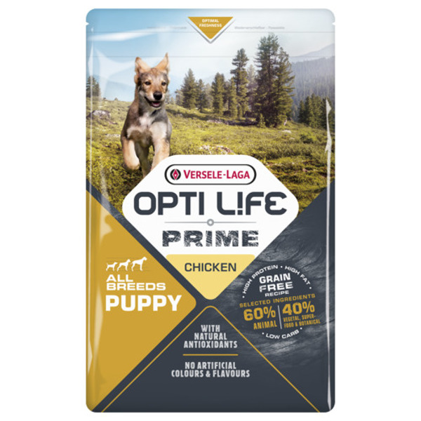 Versele-laga opti-life Prime puppy All Breeds 2.5 kg Kip
