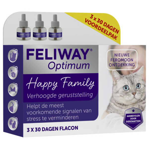 Feliway Optimum Navulling 3-pack 48 ml