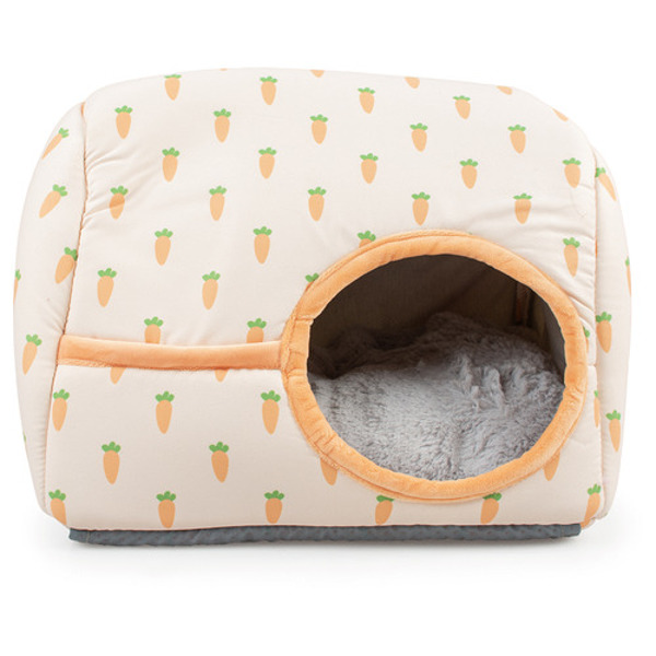 carrot schuilplaats pluche 30x25x23 cm