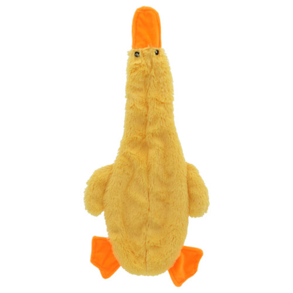 Hondenspeelgoed Skinny Eend Geel 40 cm