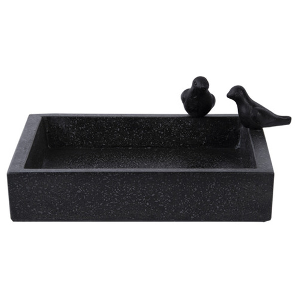 Best for Birds vogelbad terrazzo vierkant 32x32x12 cm