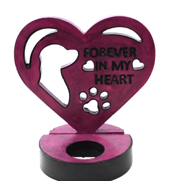 Herinneringen in Gietgips "Forever in my heart" Hond