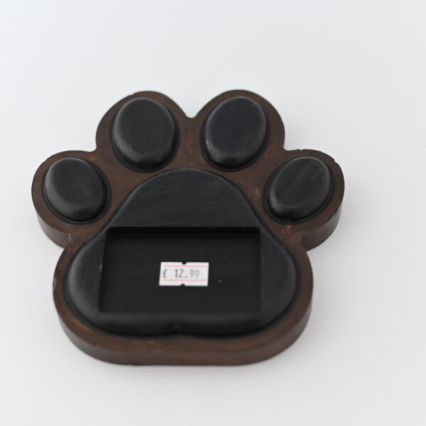 Herinneringen in Gietgips Pootafdruk