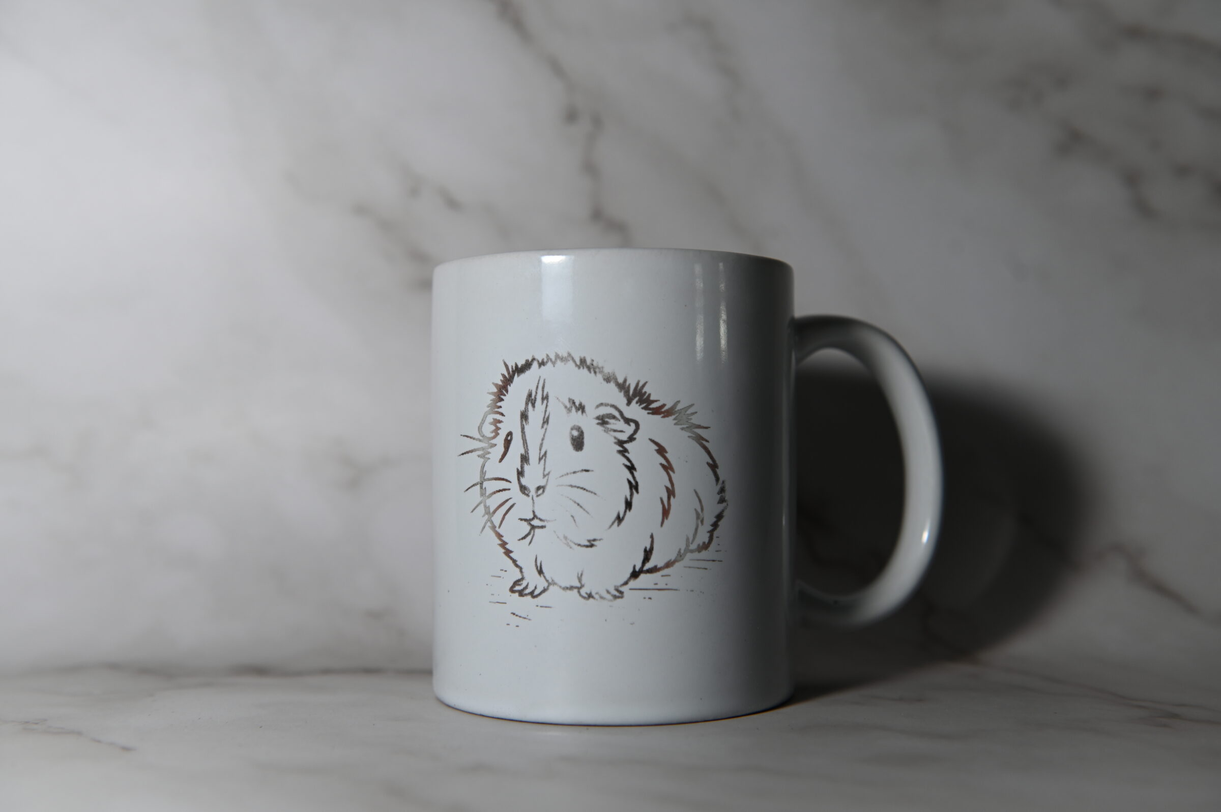 Mok met cavia gravering – schattige knager 🐹☕ - Afbeelding 2