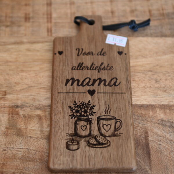 Tapasplankje “Voor de allerliefste mama