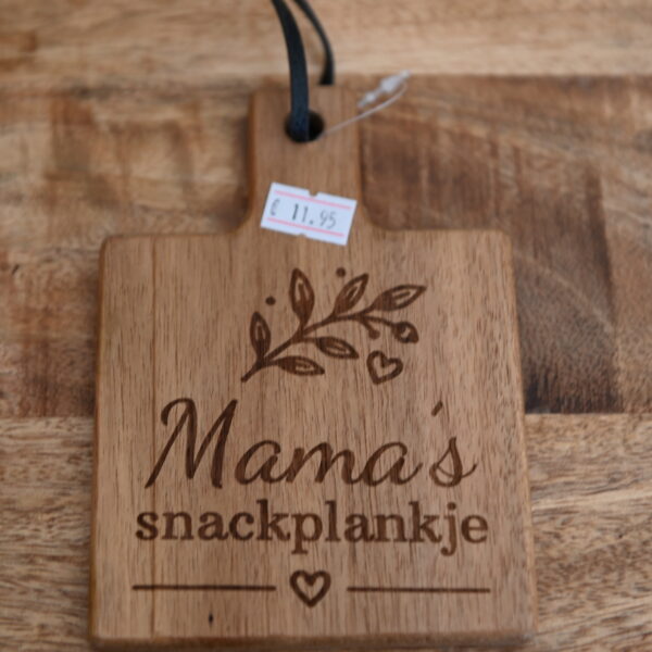 Mini snackplankje “Mama’s snackplankje”